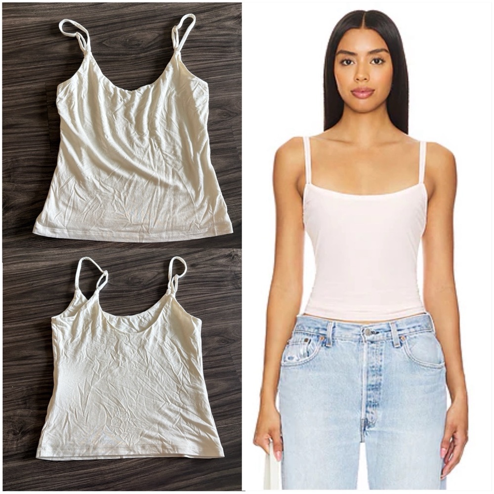Lovers + Friends Womens Ivory Cream Camisole Top